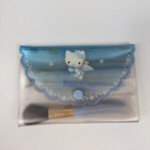 Sanrio Hello Kitty Blue Angel Makeup Brush Set NEW Vintage 2000